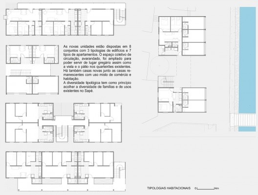 Reurbanização da favela do Sapé, unidades, Rio Pequeno, São Paulo, 2014. Base 3 Arquitetos, arquitetos Marina Grinover, Catherine Otondo e Jorge Pessoa
