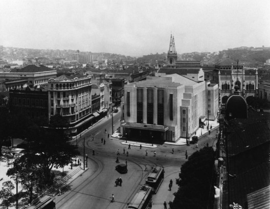 Teatro João Caetano recém construído, Rio de Janeiro RJ Brasil, 1930. Arquiteto Alejandro Baldassini