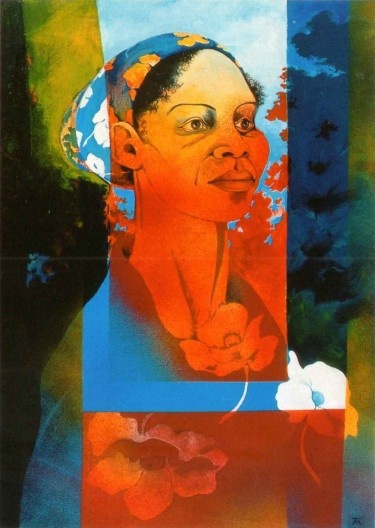 Sem título (Das Dores), acrílico s/ tela, 70x50cm, 1978c. Coleção Mary Júlia e Olácio Dietzch