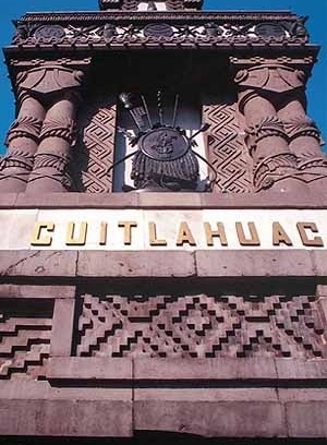 Francisco M. Jiménez. Detalhe do monumento a Cuauhtémoc (1887). México D.F.