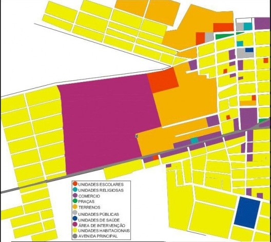 Levantamento da área