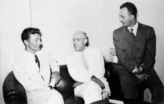 Bruno Giorgi, Mario de Andrade e Luis Saia, 1944