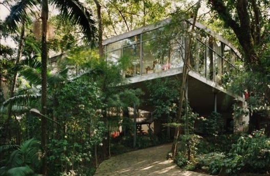 Casa de Vidro, São Paulo, 1951. Arquiteta Lina Bo Bardi