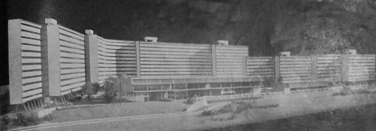 Setor Residencial do Estudante da Cidade Universitária de São Paulo, 1953. Arquiteto Rino Levi
