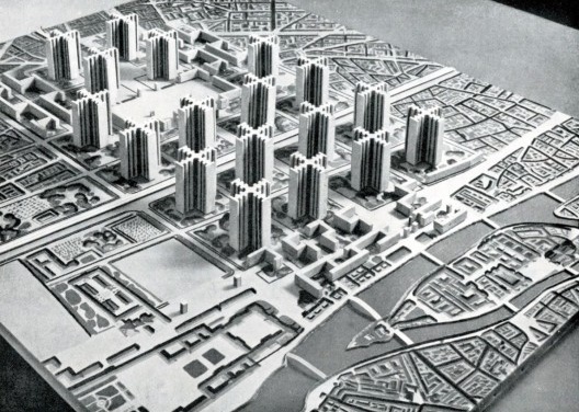 Le Corbusier, Plan Voisin para Paris, 1925