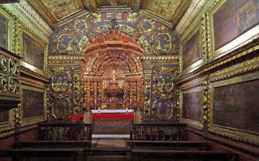 Vista interna da igreja de Nossa Senhora do Ó, Sabará MG