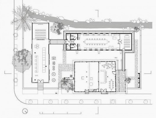 Museu do Pão, planta do conjunto, Ilópolis RS Brasil