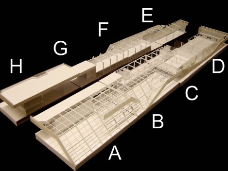 Mercabarna-Flor, modelo virtual, Barcelona. WMA - Willy Müller Architects