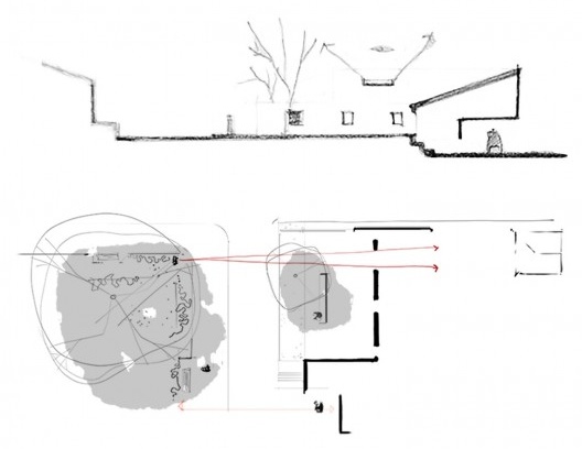 Casa de Dona Zuzinha, croquis, Campo Azul MG, 2022. Arquiteto Deryck Dantom / DL Arquitetos Associados