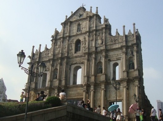 Macau, fachada das Ruínas de São Paulo