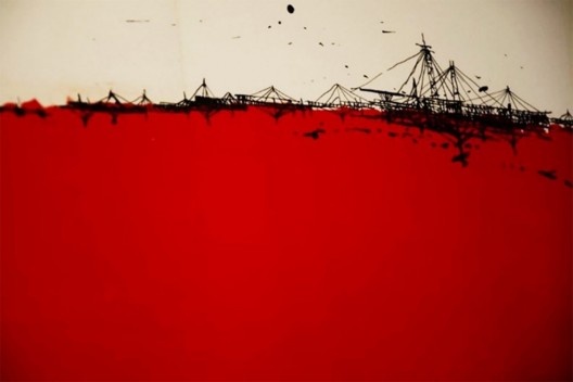 Constant, New Babylon (detalhe), 1963. Litografia sobre papel, 49,3 x 76 cm