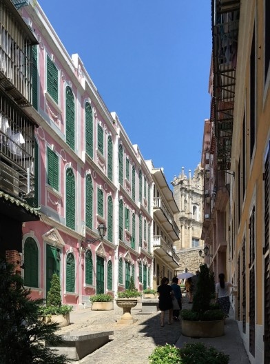 Macau, rua próxima às Ruinas de São Paulo, 12/10/2016