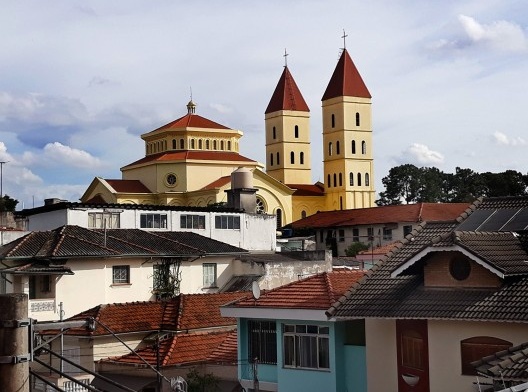 Basílica Nossa Senhora da Penha, um dos maiores edifícios do Centro Histórico da Penha, 2019