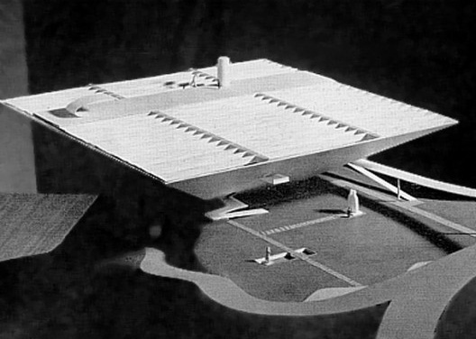 Foto da maquete do MAM, 1955