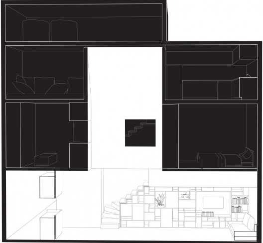 Apartamento Vazio, diagrama, São Paulo, 2015, arquitetos Marina Acayaba e Juan Pablo Rosenberg