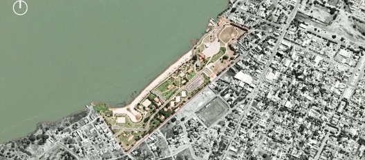 Ortofoto do balneário municipal