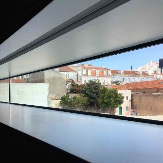 Lisboa vista do interior do Museu Nacional dos Coches, outubro de 2017