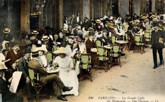 Postal ilustrado de Paris, final do século XIX