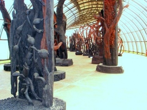 Exposição permanente de Frans Krajcberg em Curitiba