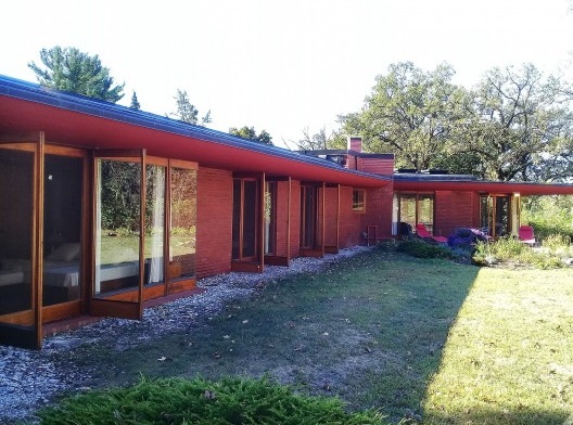 Cedar Rock State Park, residência de Lowell e Agnes Walter. Arquiteto Frank Lloyd Wright