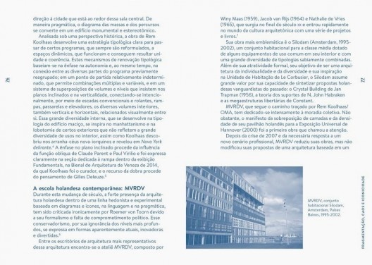 Página do livro MONTANER, Josep Maria. A condição contemporânea da arquitetura. São Paulo, Gustavo Gilli, 2016