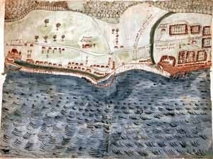 Mais antiga representação da cidade de Belém do Grão-Pará no século XVII.