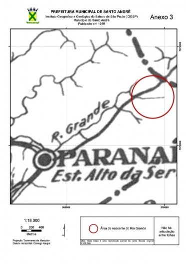 Área de nascente do rio Grande, 1939