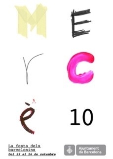 Cartel institucional Ayuntamiento de Barcelona, de Claret Serrahima