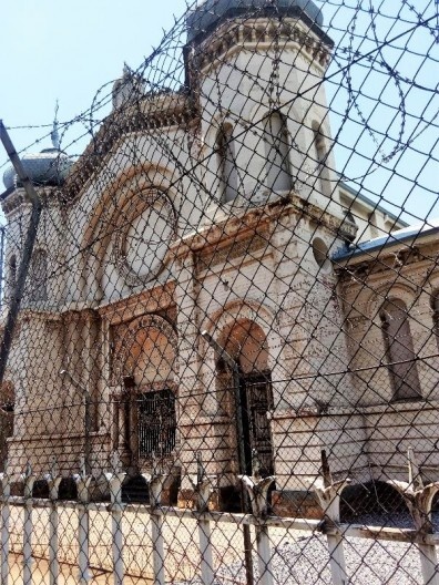 Sinagoga (1898), situada no centro de Pretoria, onde ocorreu o Julgamento de Traição de Nelson Mandela entre 1958 e 1961