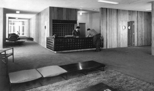 Hotel Reis Magos, recepção, Natal. Arquitetos Waldecy Pinto, Antônio Didier e Renato Torres