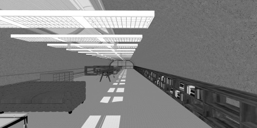 Museu de Arte Kimbell, vista interna, Fort Worth, Texas, EUA, 1972. Arquiteto Louis I. Kahn