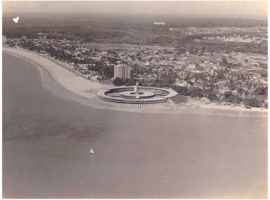Vista aérea do Hotel Tambaú