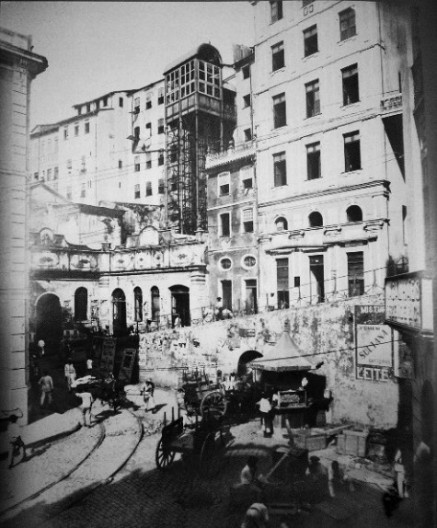 Vista da rua do Taboão (de baixo), anos 1930