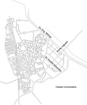 Planta atual do Bairro do Jaguaré