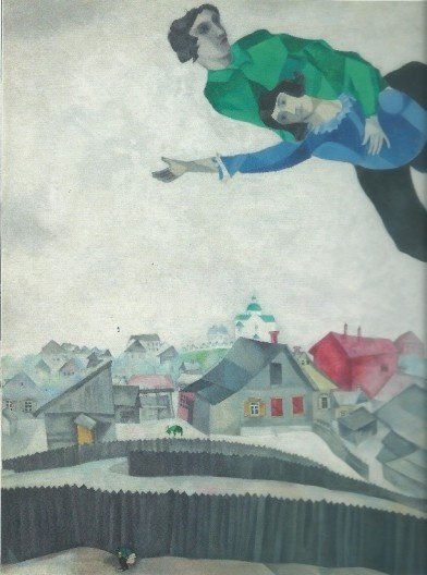 Au-dessus de la ville, Marc Chagall, 1914-1918