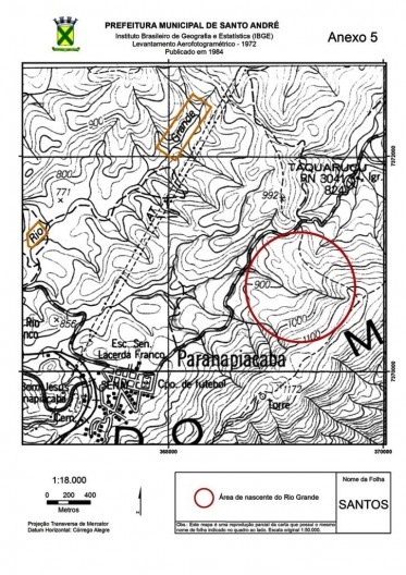 Área de nascente do rio Grande, 1984