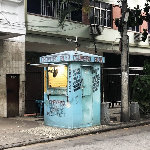 Guarita de chaveiro, Rio de Janeiro, fevereiro de 2023