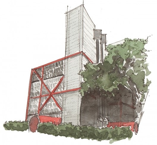 Escola Panamericana de Arte, Avenida Angélica 1900, esquina com a Rua Pará