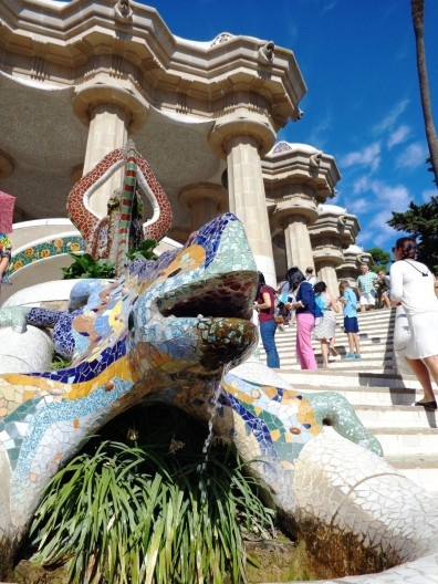 Park Güell. Arquiteto Antoni Gaudí