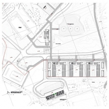 Implantação dos estábulos