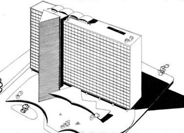 Abóbadas. Conjunto JK, Belo Horizonte, 1951. Oscar Niemeyer