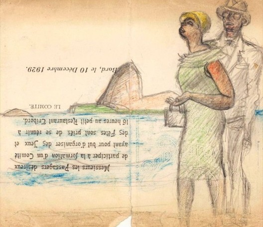 Le Corbusier e Joséphine Baker, Sketcbook B4, South America, 1929