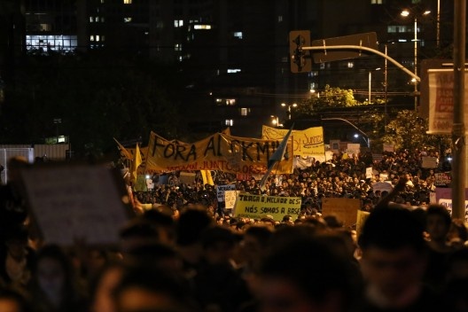 Manifestação popular em São Paulo