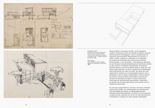 Páginas do livro Vilanova Artigas: Casa Paulistas, de Marcio Cotrim