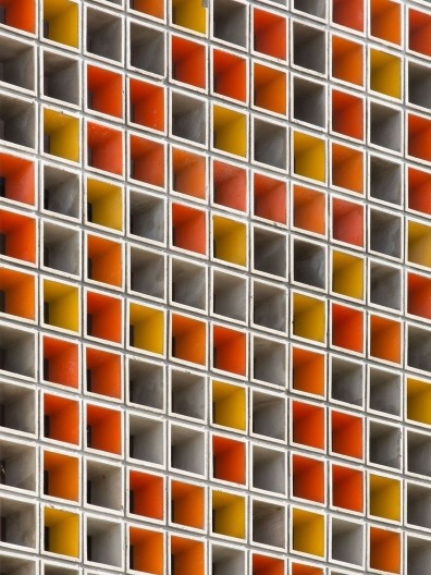 Casa-ateliê da Vila Charlote, detalhe dos cobogós, Presidente Prudente SP, arquiteta Cristiana Pasquini