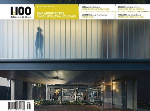 Portada de la revista 1:100, n. 37, jul. 2012