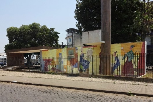 Praça José Inácio Peixoto, Cataguases. Arquiteto Francisco Bolonha, anos 1950