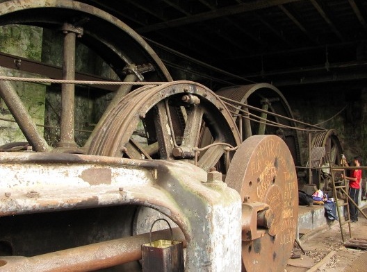 São Paulo Railway, Paranapiacaba-Cubatão, maquinário do 3º Patamar do Sistema Funicular de Paranapiacaba (“Serra Nova”)