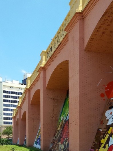 Arcos do Bixiga, muros com grafites, São Paulo, 14/02/2015