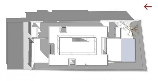 Casa Boaçava, implantação, Porto Alegre, Mapa Arquitetos